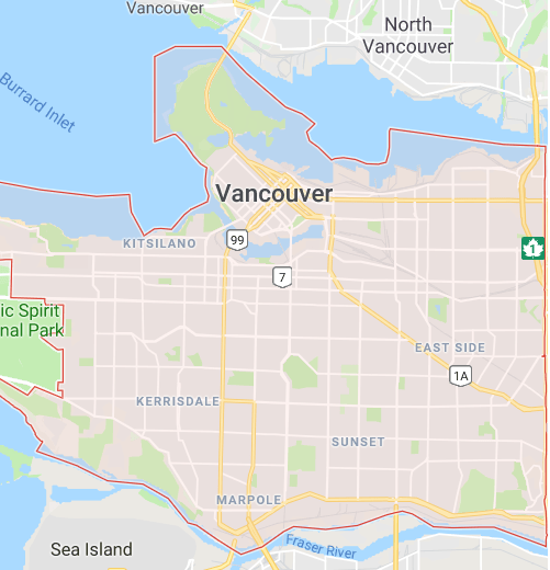 vancouver map